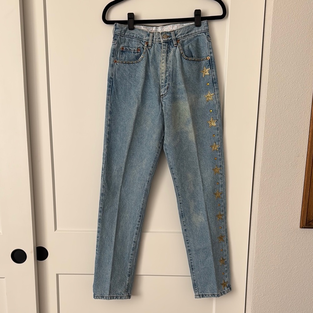 Vintage 90s Custom Farlow Paris Embellished Jeans